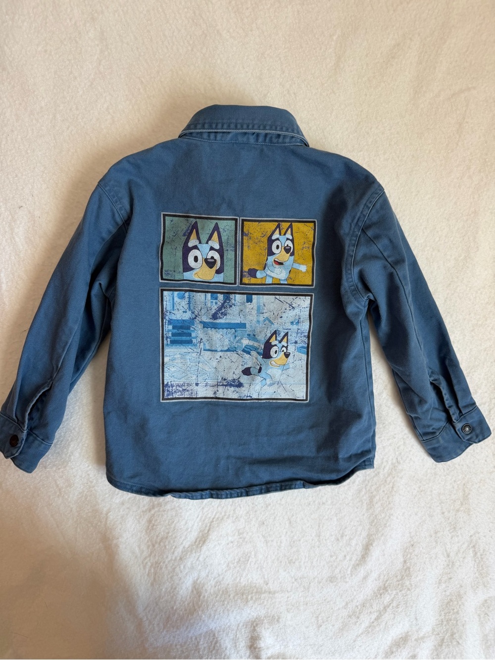 Kids Bluey Denim-Style Jacket size 4